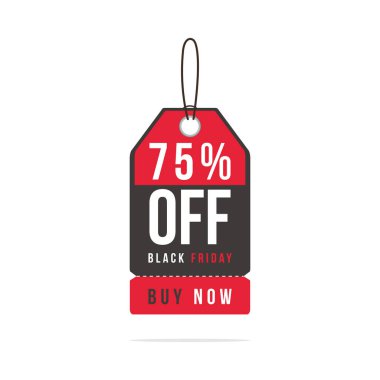 Koleksiyon siyah Cuma stil etiketi