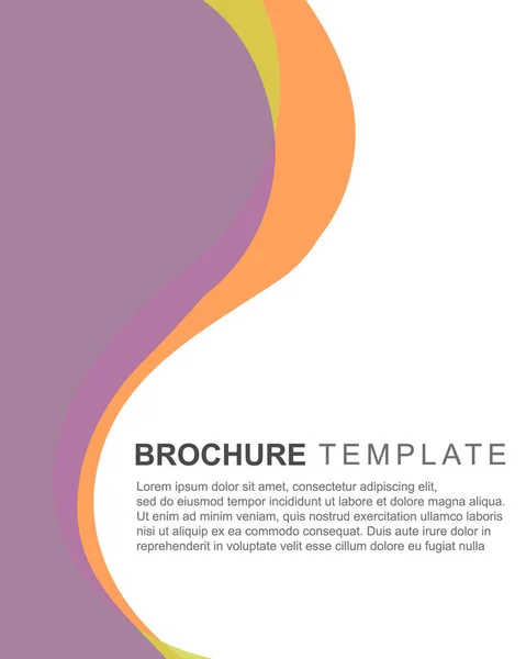 Brochure modèle couverture fond de conception — Image vectorielle