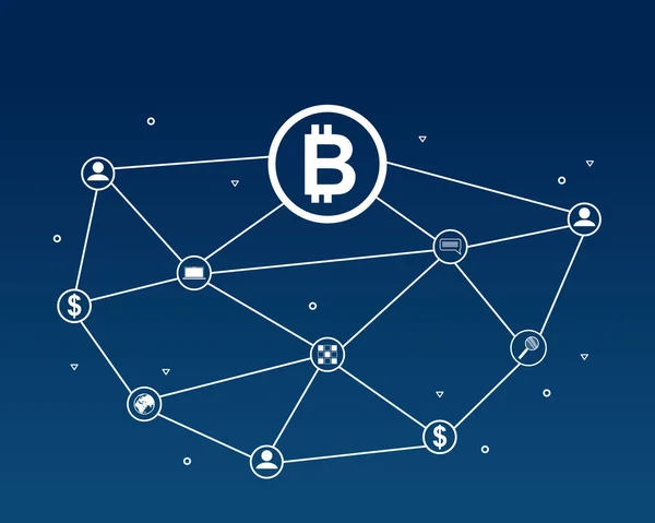 Blok zinciri word arka plan tasarım