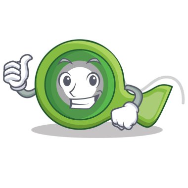 Yapışkan bant karakter karikatür Yaşasın