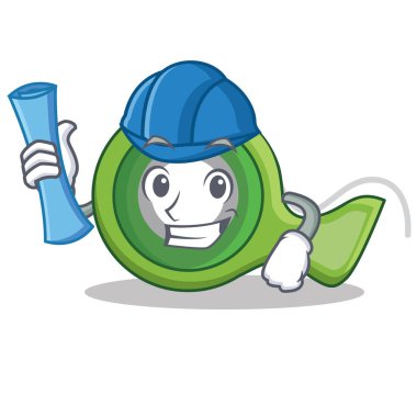 Mimar yapışkan bant karakter karikatür
