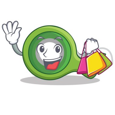 Yapışkan bant karakter karikatür alışveriş