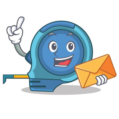 Zarf mezura karakter karikatür ile