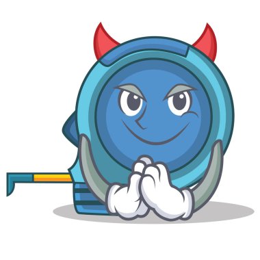 Şeytan mezura karakter karikatür