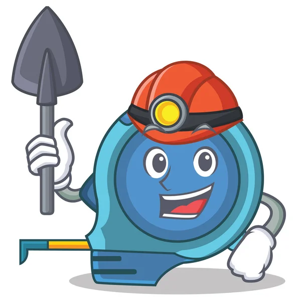 Madenci mezura karakter karikatür