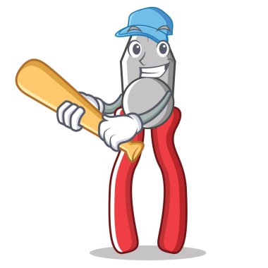 Beyzbol pense oyun karakter karikatür tarzı