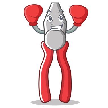 Boks pense karakter karikatür tarzı
