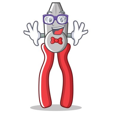 Geek pense karakter karikatür tarzı