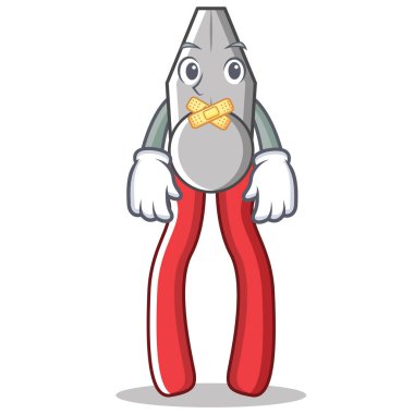 Sessiz pense karakter karikatür tarzı