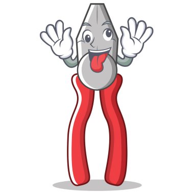 Deli pense karakter karikatür tarzı