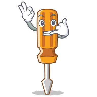 Tornavida karakter karikatür tarzı beni ara