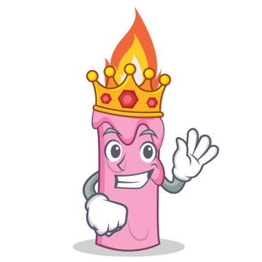 Smirking mum karakter karikatür tarzı