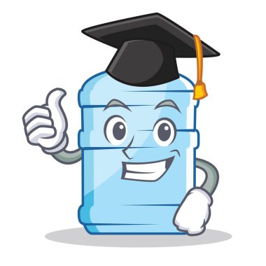 Mezuniyet galon karakter karikatür tarzı