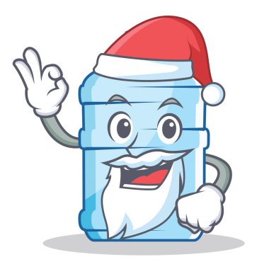 Santa galon karakter karikatür tarzı