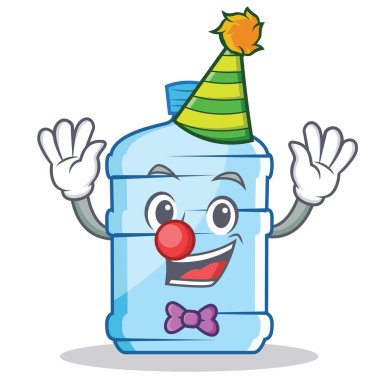 Palyaço galon karakter karikatür tarzı