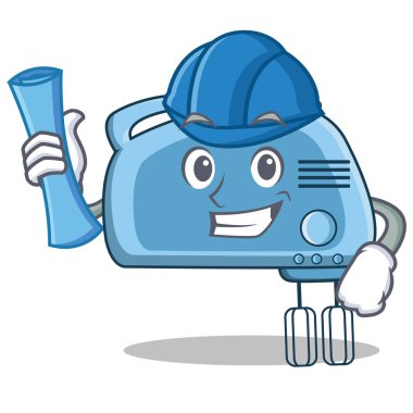 Mimar Mikser karakter karikatür tarzı