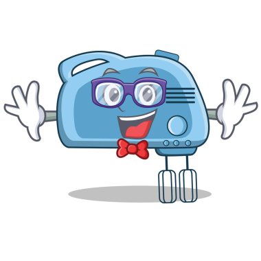 Geek Mikser karakter karikatür tarzı