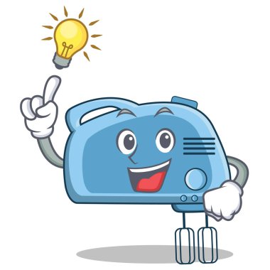 Bir fikir Mikser karakter karikatür tarzı var