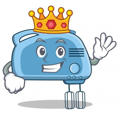 Kral Mikser karakter karikatür tarzı