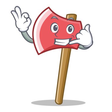 Bana balta karakter karikatür tarzı de