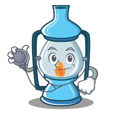 Doktor fener karakter karikatür tarzı