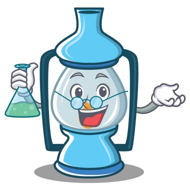 Profesör fener karakter karikatür tarzı