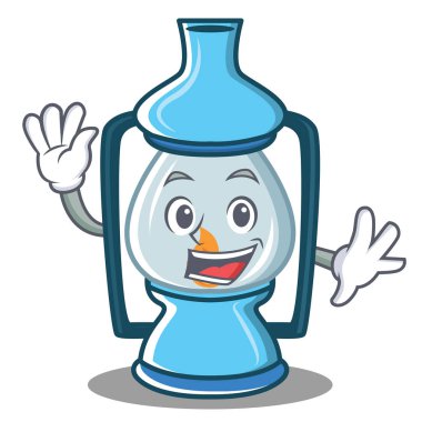 Sallanan fener karakter karikatür tarzı