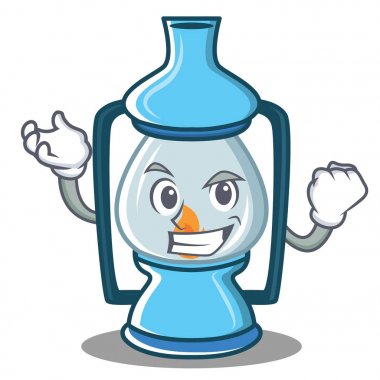 Başarılı fener karakter karikatür tarzı