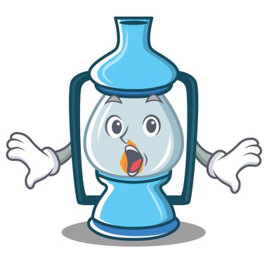 Sürpriz fener karakter karikatür tarzı