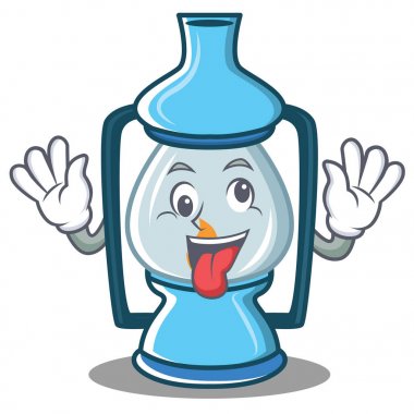 Deli fener karakter karikatür tarzı