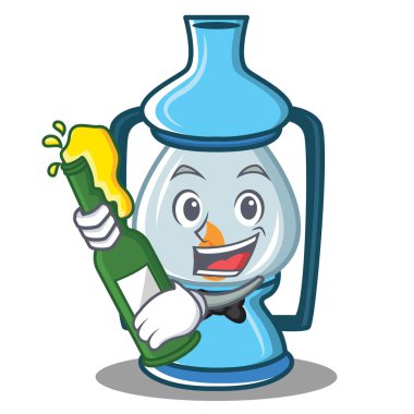 Bira fener karakter karikatür tarzı ile