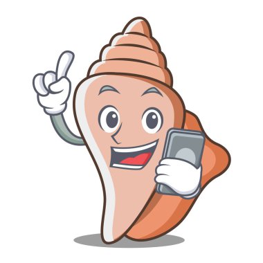 Telefon şirin kabuk karakter karikatür ile