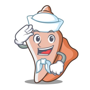 Denizci şirin kabuk karakter karikatür