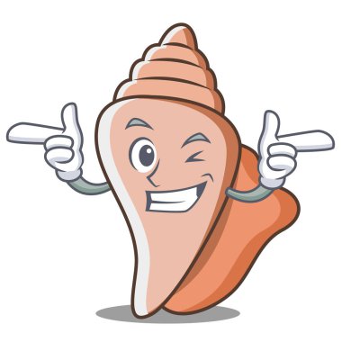 Wink şirin kabuk karakter karikatür