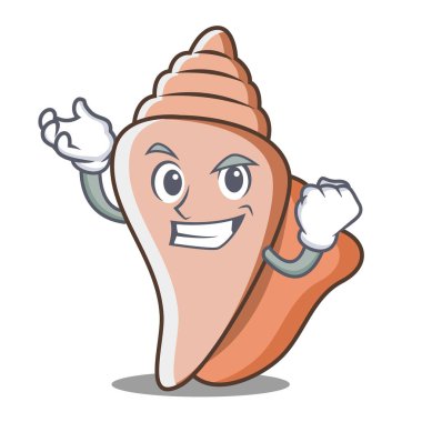 Başarılı şirin kabuk karakter karikatür