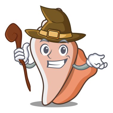 Cadı şirin kabuk karakter karikatür