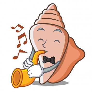 Trompet şirin kabuk karakter karikatür ile