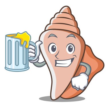 Suyu tatlı kabuk karakter karikatür ile