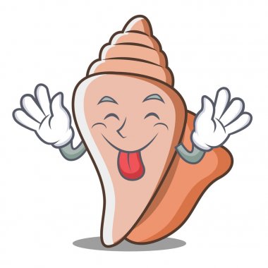 Şirin kabuk karakter karikatür dil