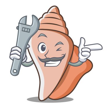 Tamirci şirin kabuk karakter karikatür