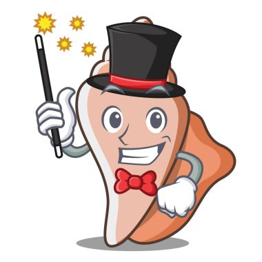 Büyücü şirin kabuk karakter karikatür