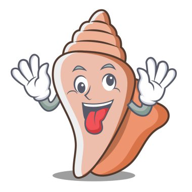 Deli şirin kabuk karakter karikatür