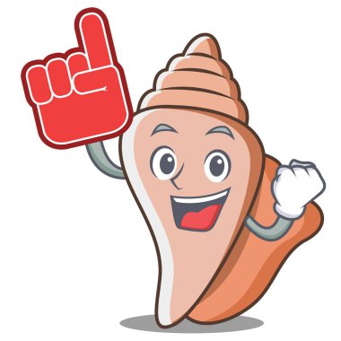 Köpük parmak şirin kabuk karakter karikatür