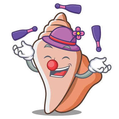 Şirin kabuk karakter karikatür hokkabazlık