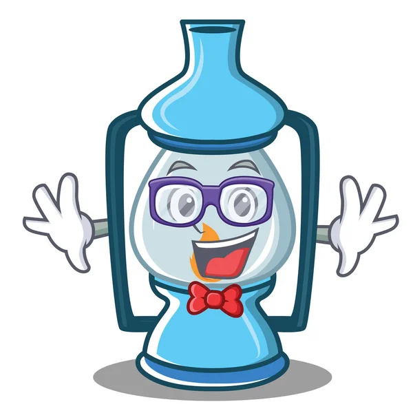 Geek fener karakter karikatür tarzı