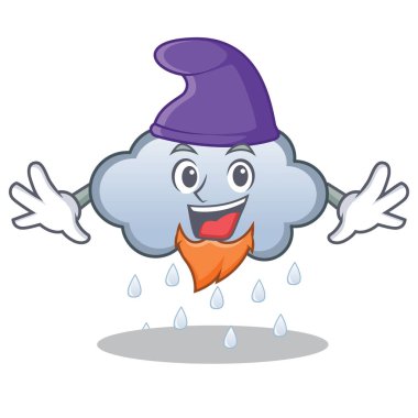Elf yağmur bulutu karakter karikatür