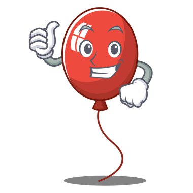 Balon karakter karikatür tarzı Yaşasın
