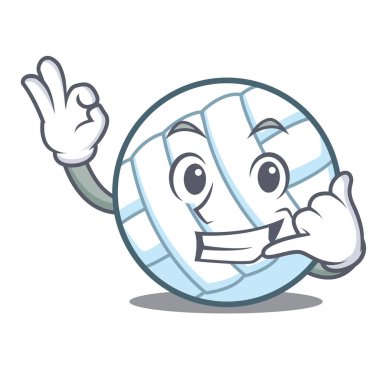 Bana voleybolu top karakter karikatür de