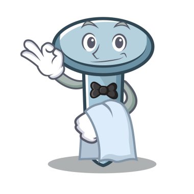 Garson tırnak karakter karikatür tarzı