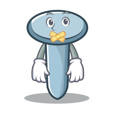 Sessiz tırnak karakter karikatür tarzı